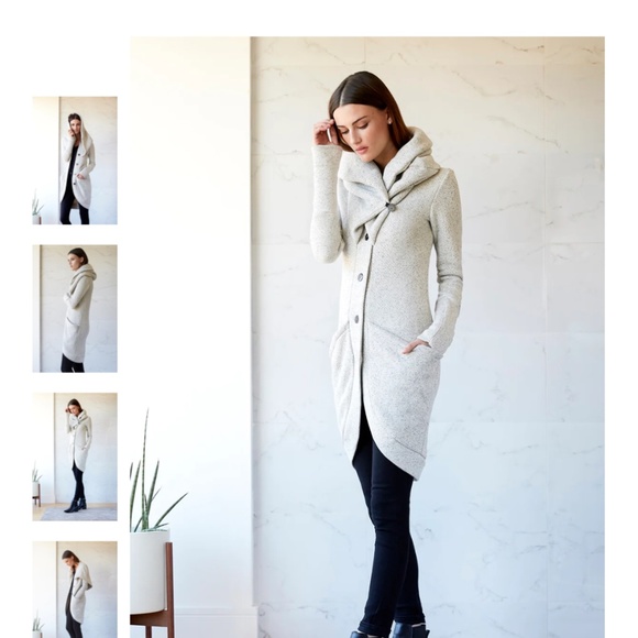 Rebecca King Three Way Sweater in Salt & Pepper - Picture 1 of 8